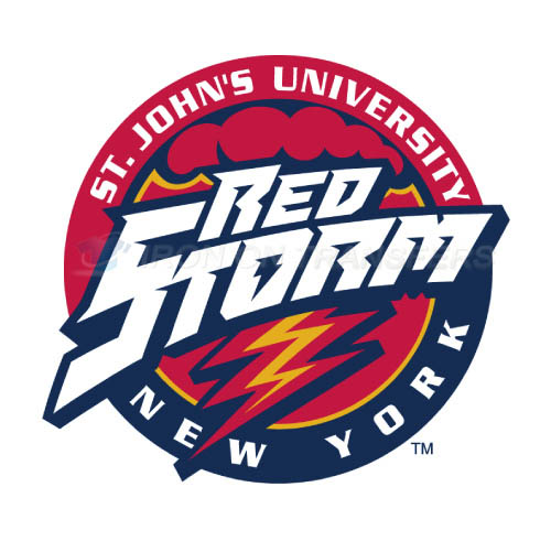 St. Johns Red Storm Logo T-shirts Iron On Transfers N6360 - Click Image to Close